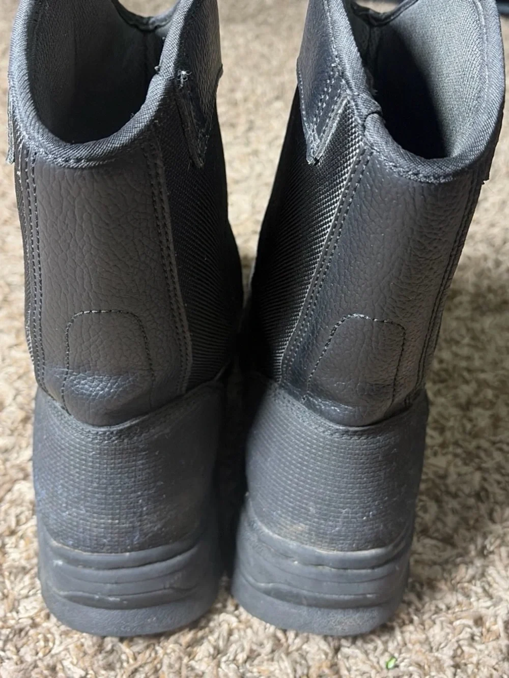 Skechers Work 77148 Men’s 10.5 Black Waterproof Slip Resistant Work Boots